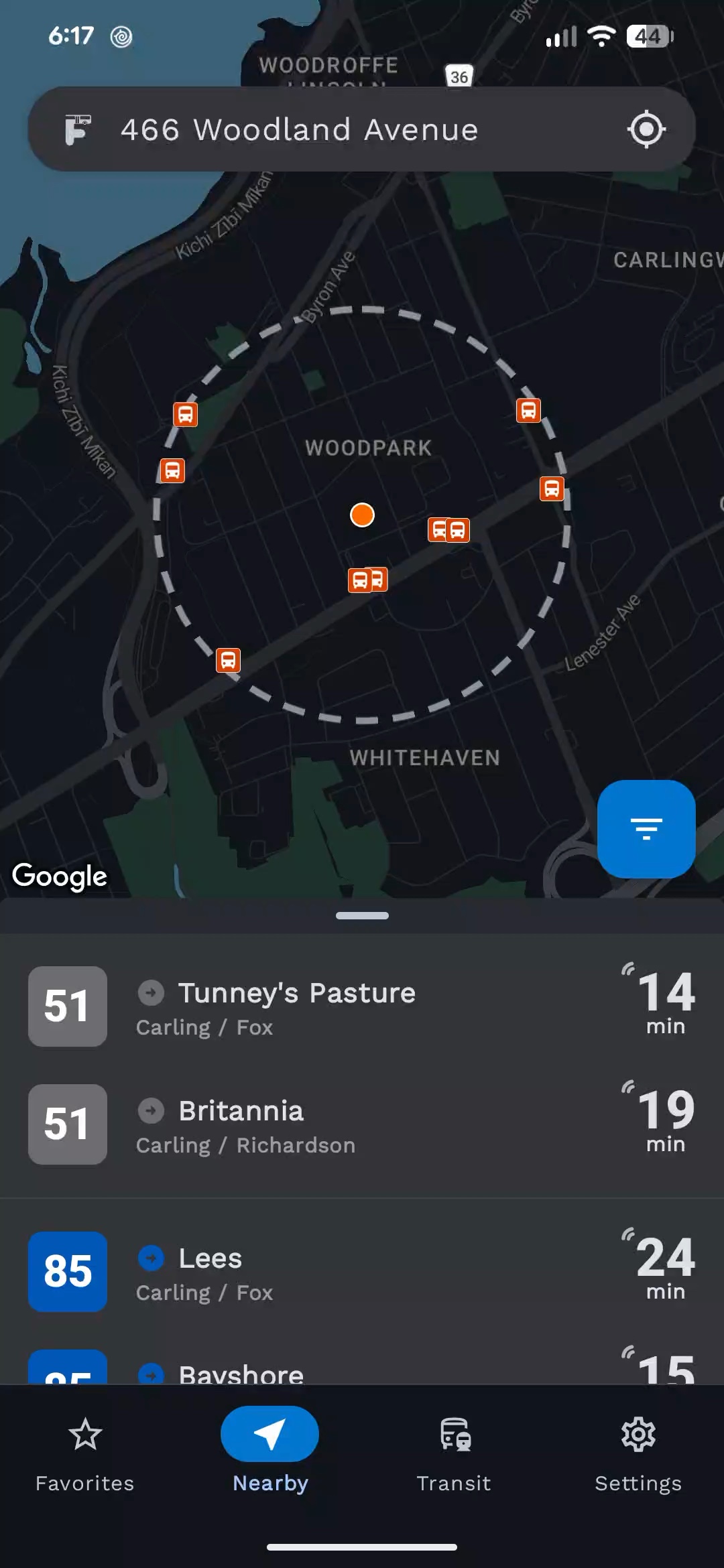 Track Live Buses in Real Time